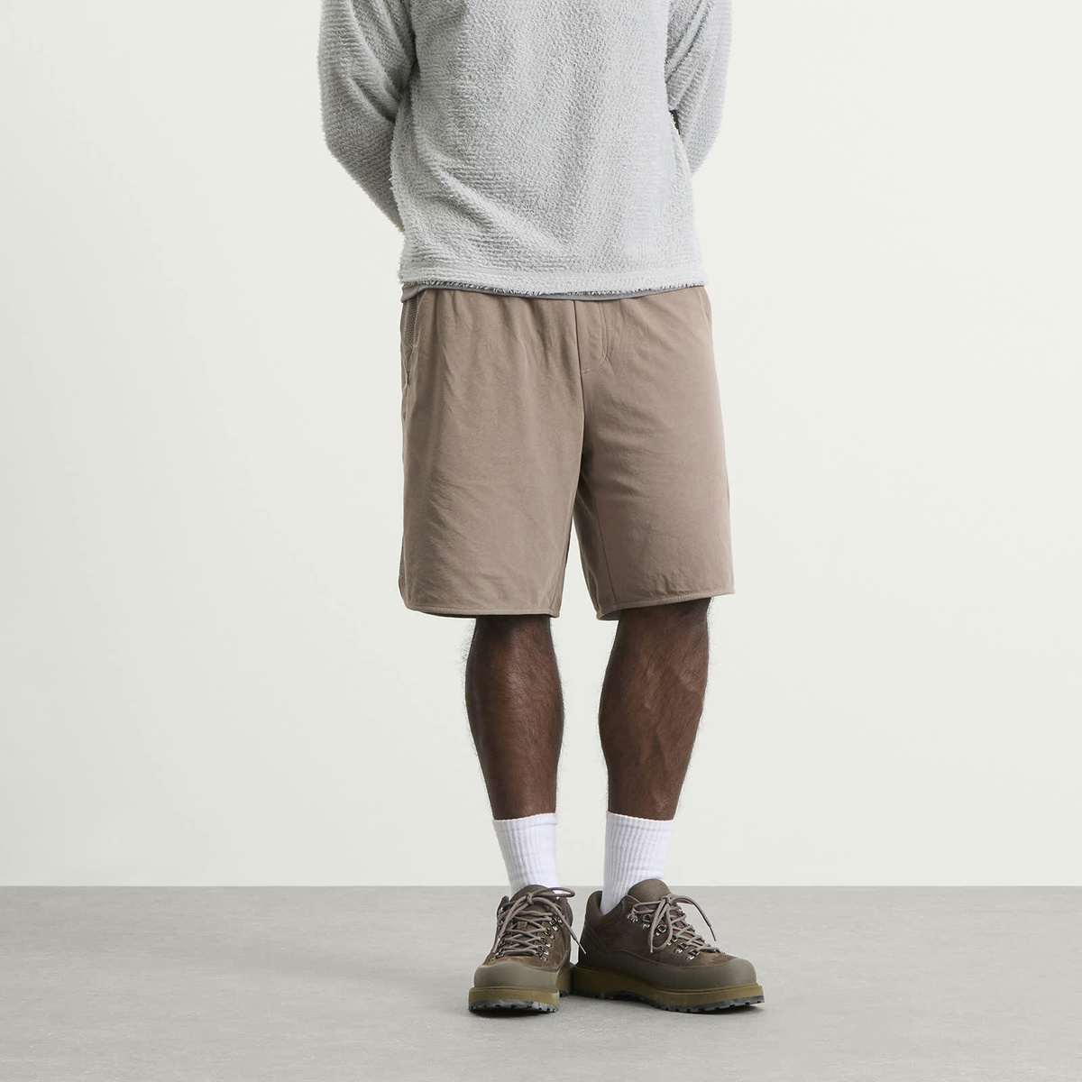 Hiking Patrol Men's Orbit Jersey Shorts in Walnut
