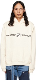 We11done Off-White Bonded Hoodie