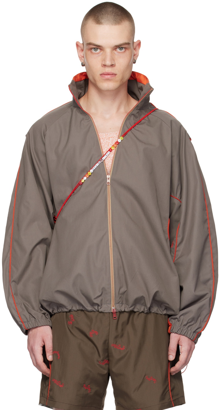 Robyn Lynch Brown Paneled Jacket