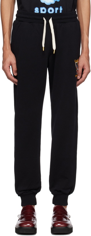 Photo: Casablanca Black 'Tennis Club' Icon Lounge Pants