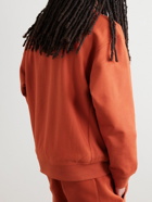 Carhartt WIP - Locker Sweat Logo-Embroidered Cotton-Blend Jersey Sweatshirt - Orange