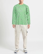 Erl Mens T-shirt Lime in Green
