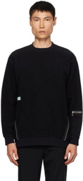 UNDERCOVER Black Zip Panel Sweatshirt