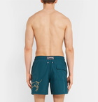 Vilebrequin - Moorea Mid-Length Embroidered Swim Shorts - Men - Blue