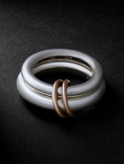 Spinelli Kilcollin - Virgo White and Rose Gold Ring - Silver
