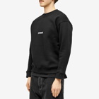 POSTAL Men's Mini Logo Crew Sweat in Black