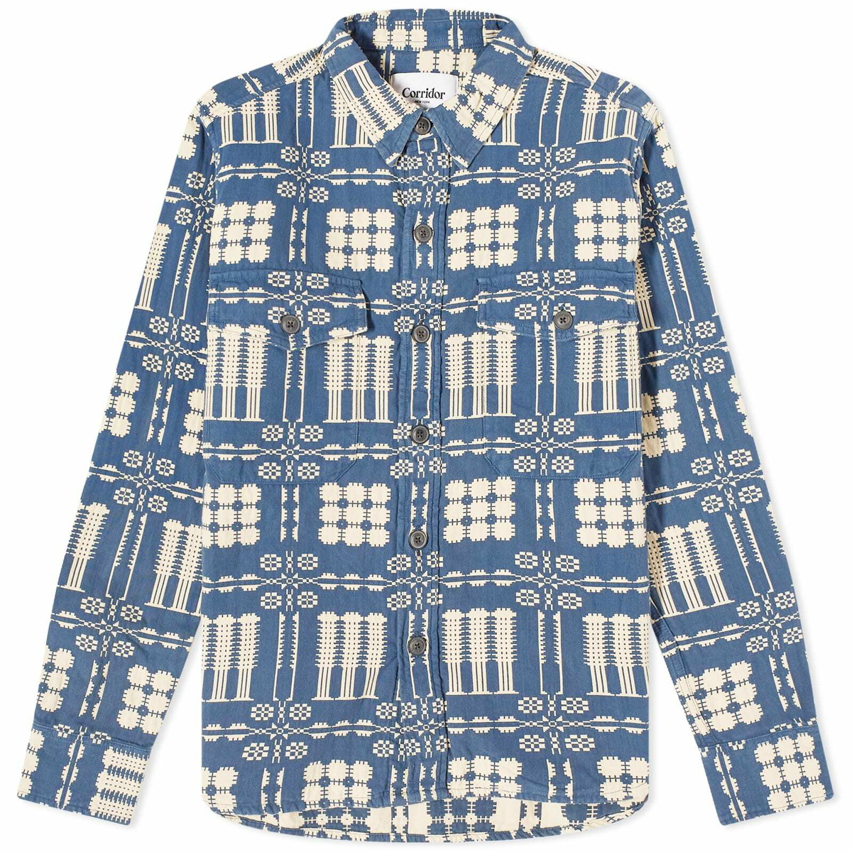 Corridor Alpaca Zip Jacket in Navy