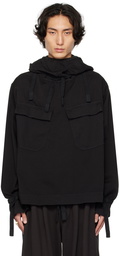 Dries Van Noten Black Hooded Jacket