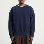 YMC Men's Textured Almost Grown Sweatshirt in Navy