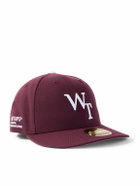 WTAPS - New Era Logo-Embroidered Twill Baseball Cap - Burgundy