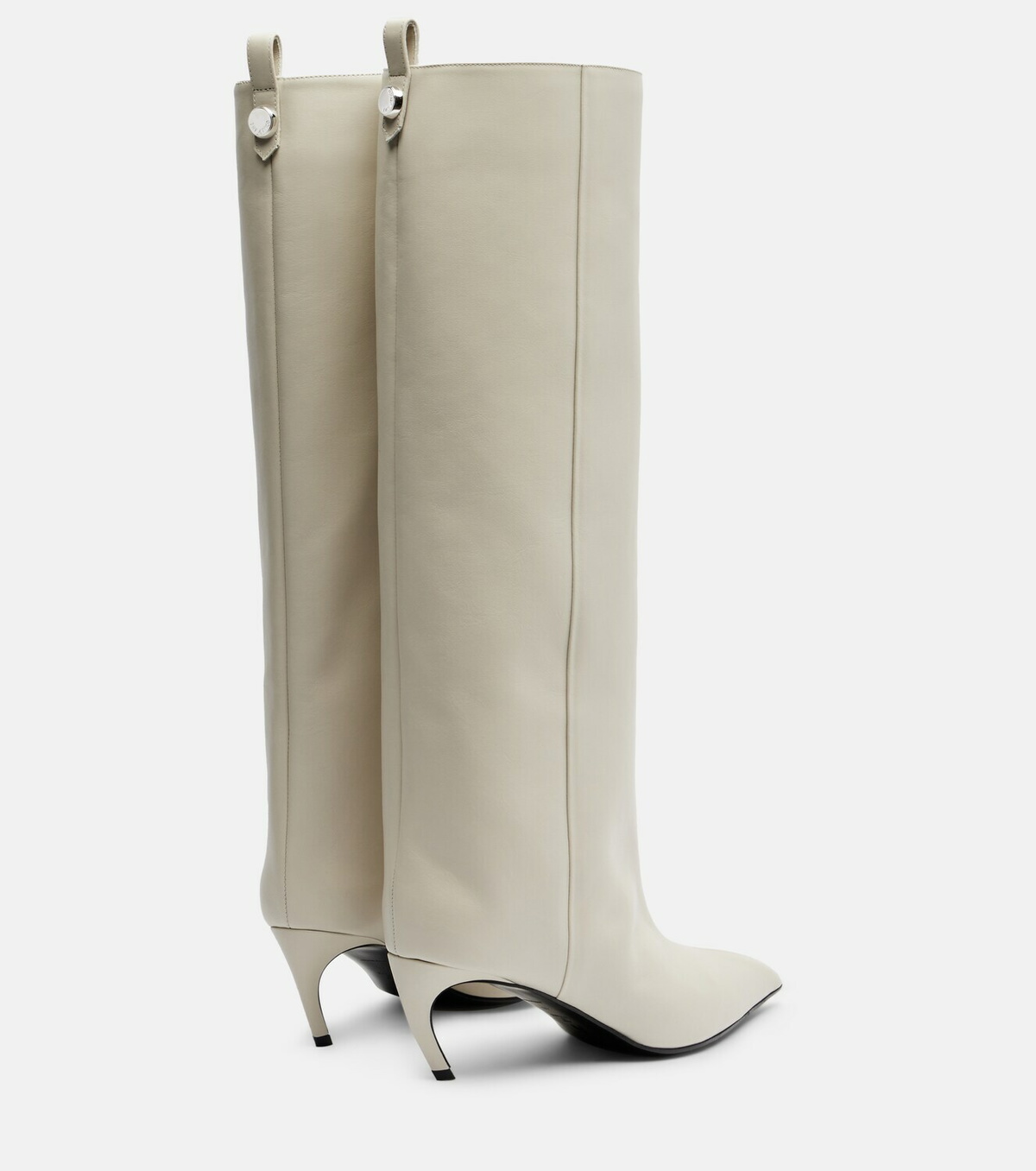 The Attico Lea 65 leather knee-high boots