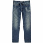 Denham Men's Razor Slim Fit Jean in Blue Black Worn