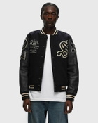 Schott Nyc Lcbowler Jacket Blue Bomber Jackets/College Jackets