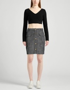 Jijil Womens Denim skirt in Black