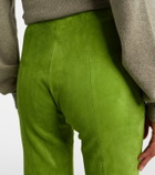 Stouls Gege suede flared pants