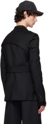 HELIOT EMIL Black Integrated Harness Blazer