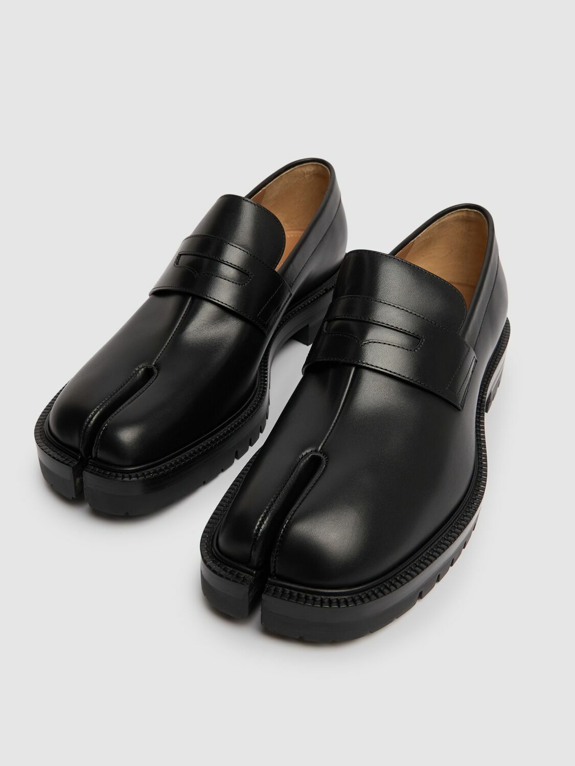 MAISON MARGIELA 40mm Tabi Leather Loafers Maison Margiela