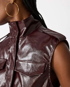 Steve Madden Luxie Vest in Purple