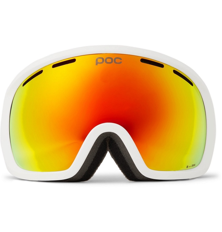 Photo: POC - Fovea Clarity Mirrored Ski Goggles - White
