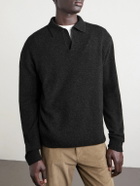 The Row - Leach Cashmere Polo Shirt - Black