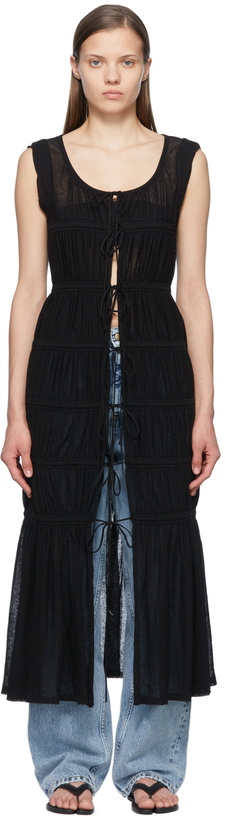 Photo: PERVERZE Black Cotton Dress