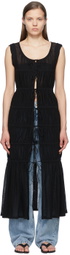 PERVERZE Black Cotton Dress