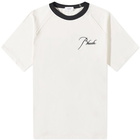 Rhude Men's Raglan T-Shirt in Vtg White