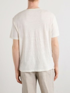 God's True Cashmere - Signature Linen T-Shirt - White