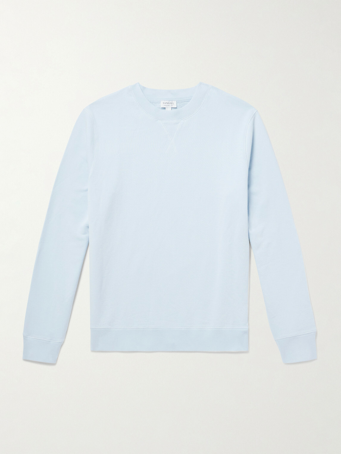 Sunspel - Cotton-Jersey Sweatshirt - Blue