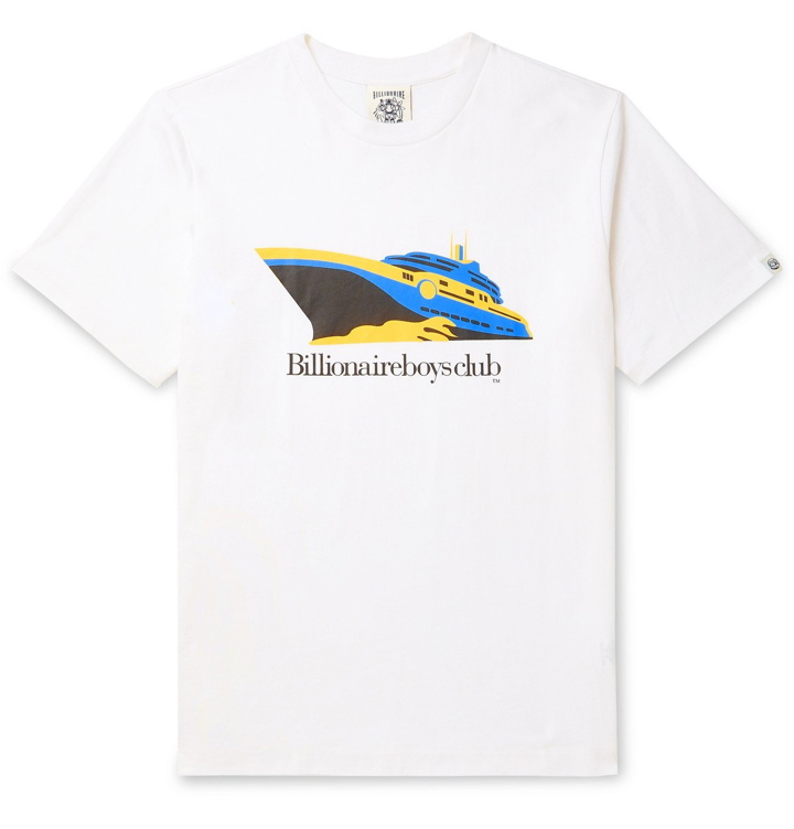 Photo: Billionaire Boys Club - Printed Cotton-Jersey T-Shirt - White