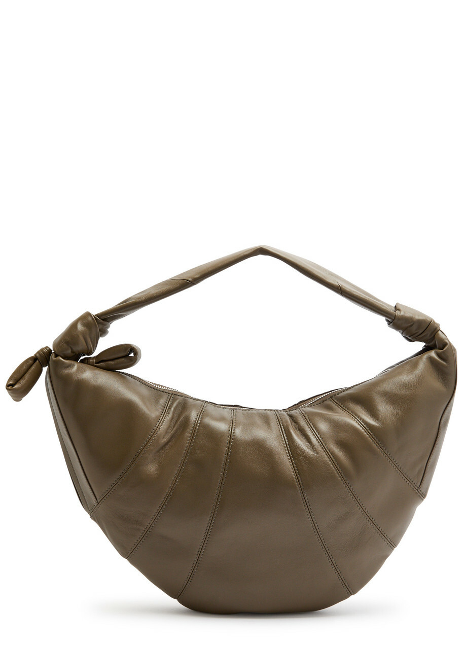 LEMAIRE Scarf ショルダーバッグ ブラウン L LEMAIRE | Scarf Leather Shoulder Bag | BROWN | Women | Lane