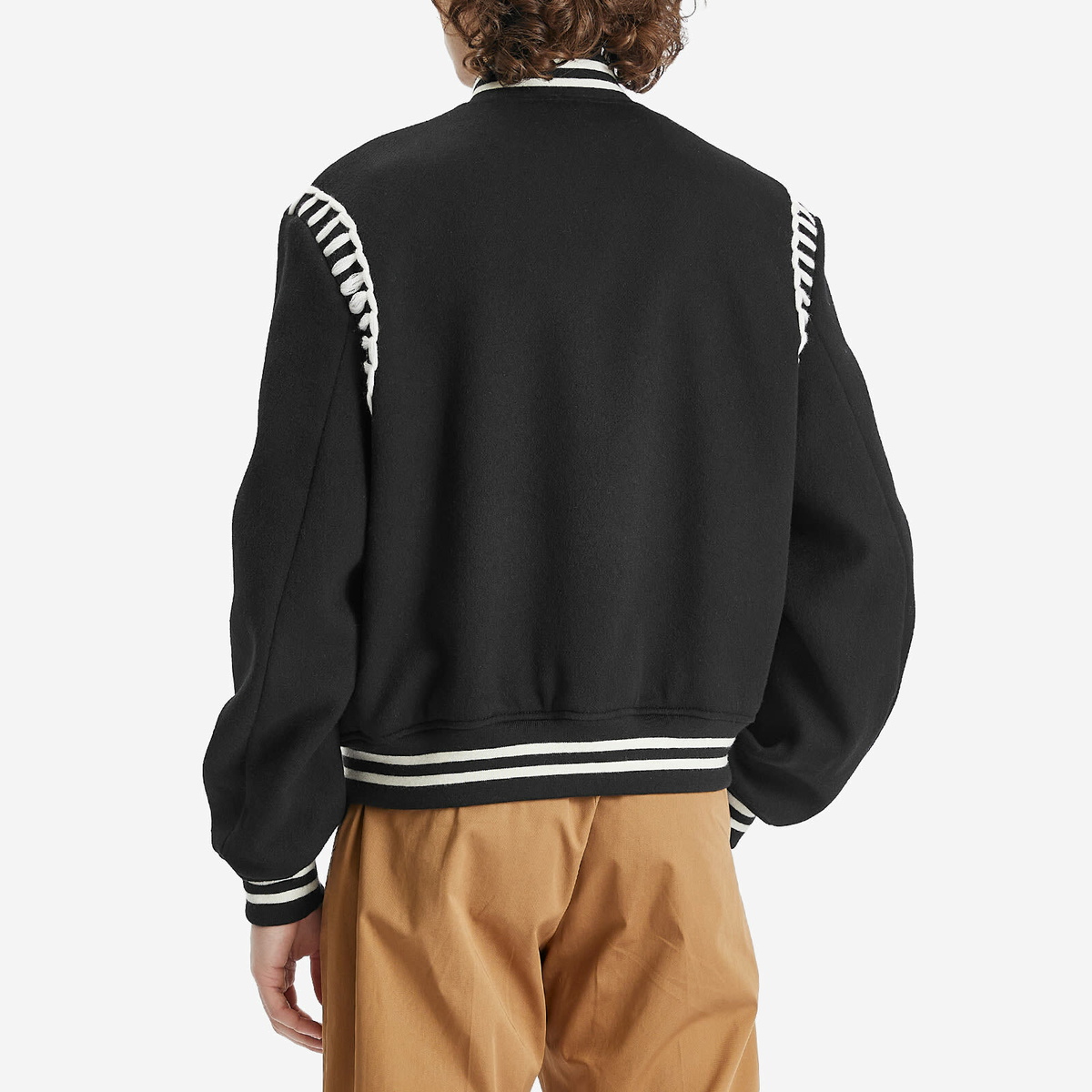 Alexander McQueen Men's Bomber Jacket in Black