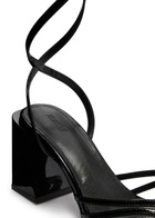 Alohas Jessa 90 Patent Leather Sandals Black