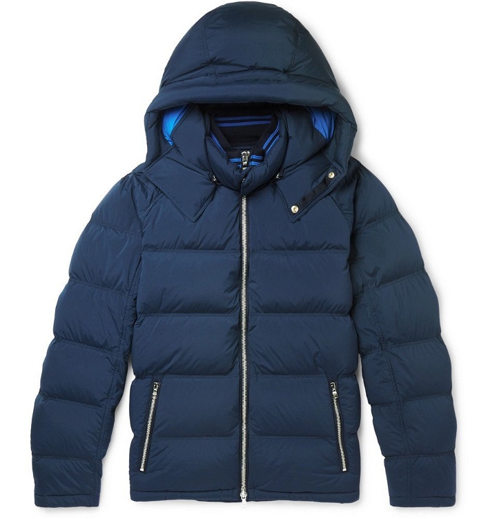 Photo: Orlebar Brown - Albion Quilted Stretch-Shell Hooded Down Jacket - Men - Navy
