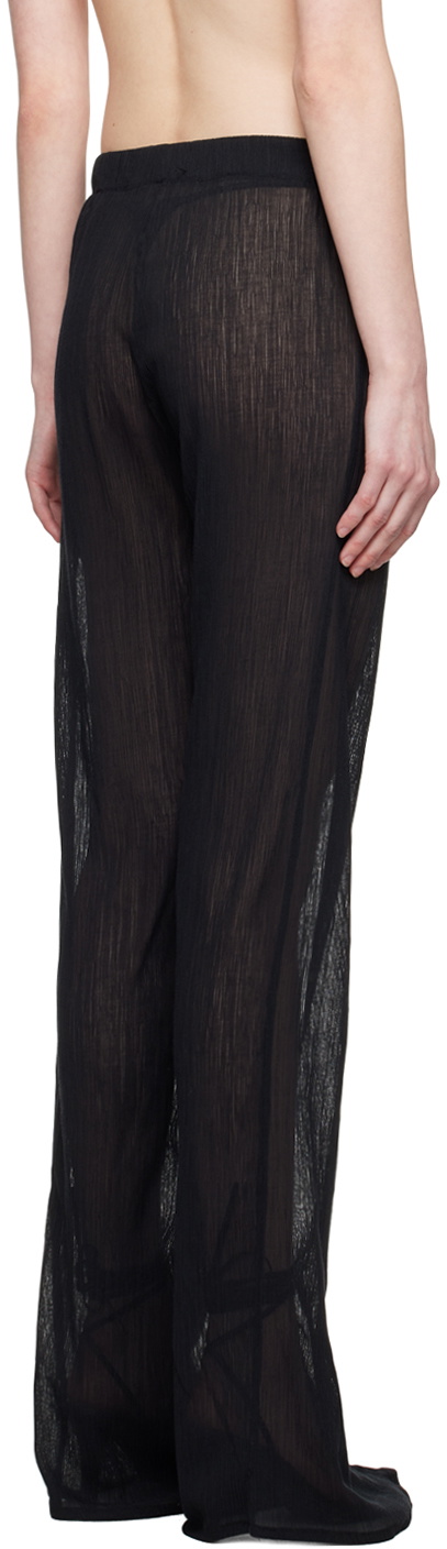 Ludovic de Saint Sernin Black Mermaid Trousers