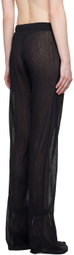Ludovic de Saint Sernin Black Mermaid Trousers