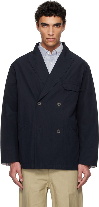 Photo: nanamica Navy Double Breasted Club Blazer