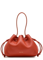 Mansur Gavriel Drawstring Leather Pouch - Red - One Size