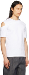 Steven Passaro White Cutout T-Shirt