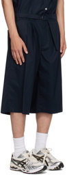 LE17SEPTEMBRE Navy Wrap Shorts