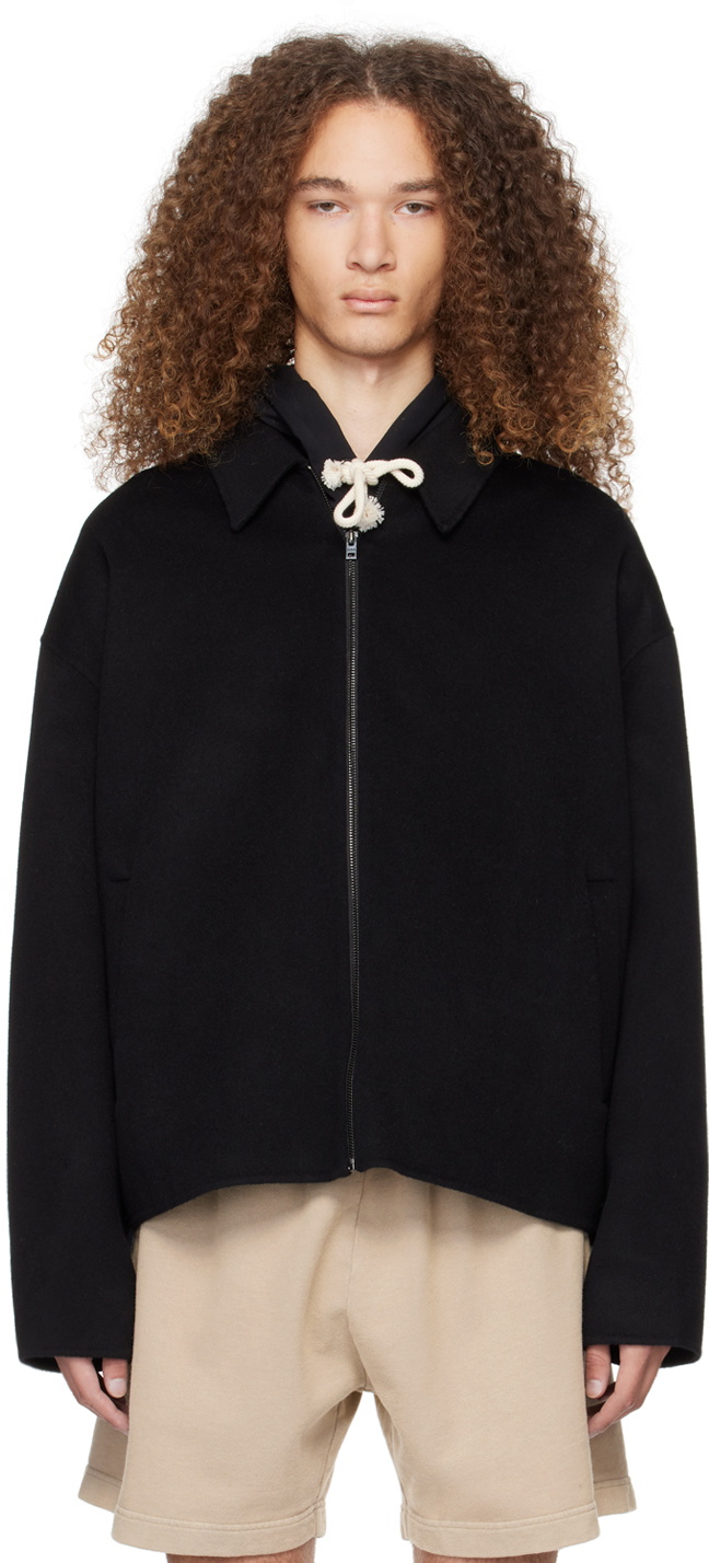 Acne Studios Black Zip Jacket Acne Studios