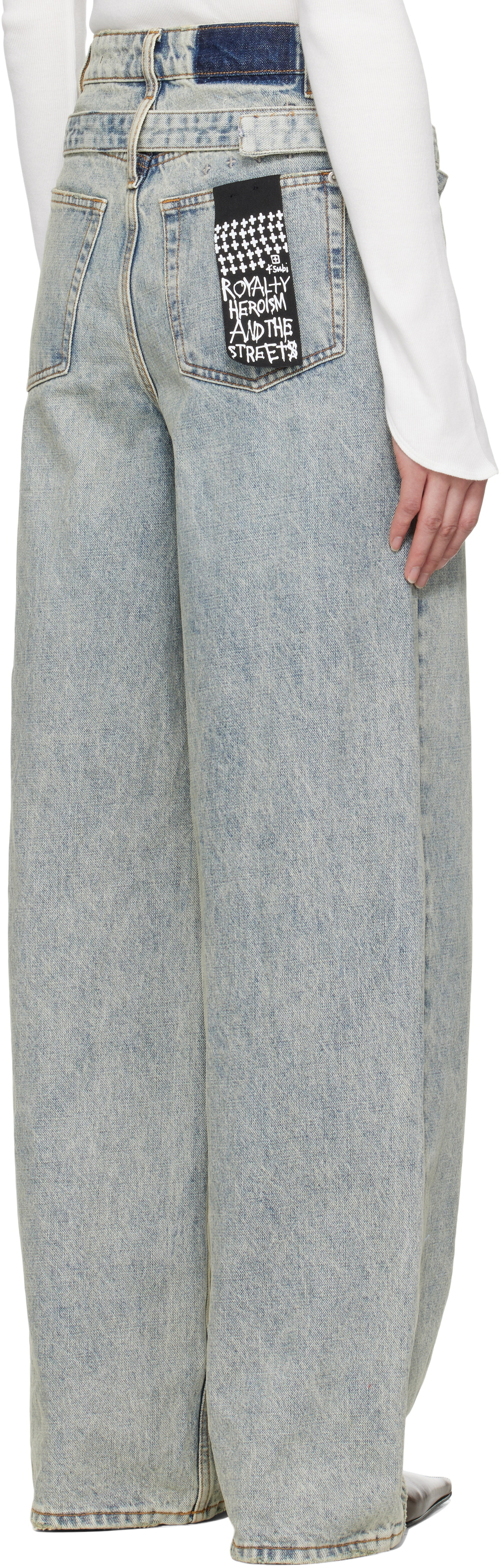 Ksubi Blue Baggy Jeans