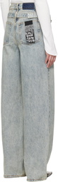 Ksubi Blue Baggy Jeans