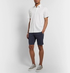 Theory - Zaine Cotton-Blend Shorts - Blue