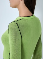 Chopova Lowena Fishnet Cardigan