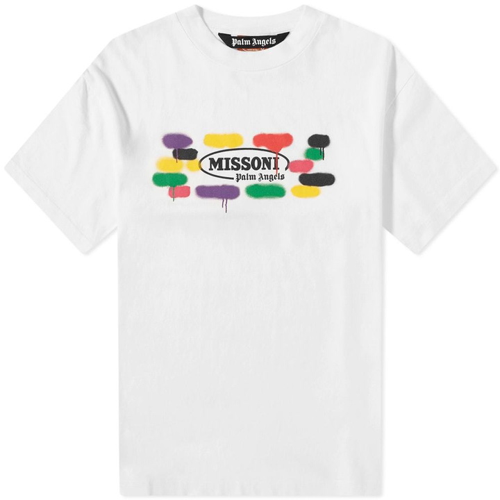 Photo: Palm Angels X Missoni Sport Logo Tee