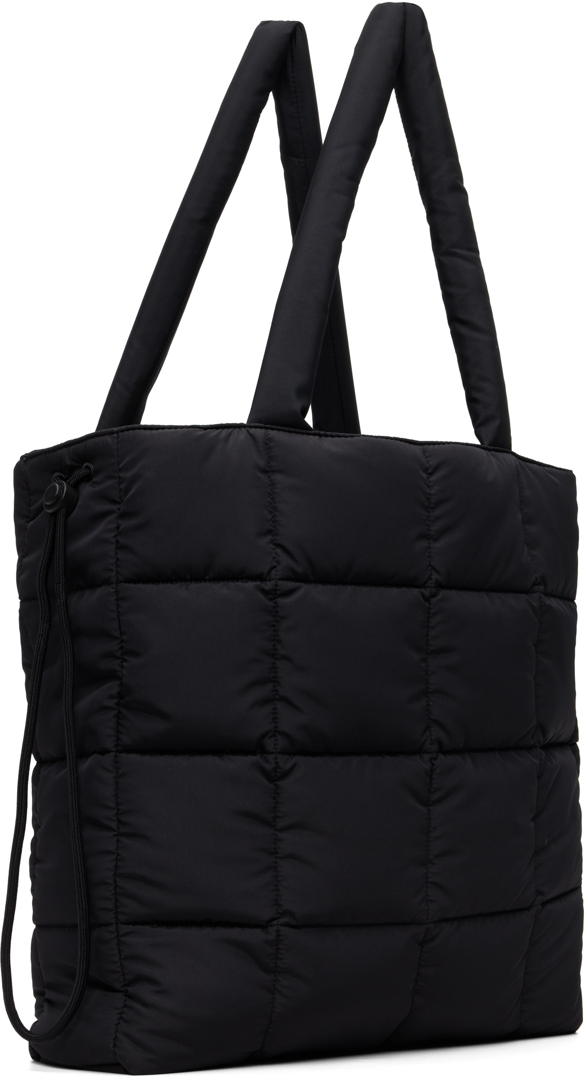 Marni Black Quilted Logo Tote