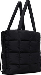 Marni Black Quilted Logo Tote