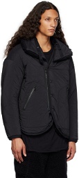 The Viridi-anne Black Boa Reversible Jacket