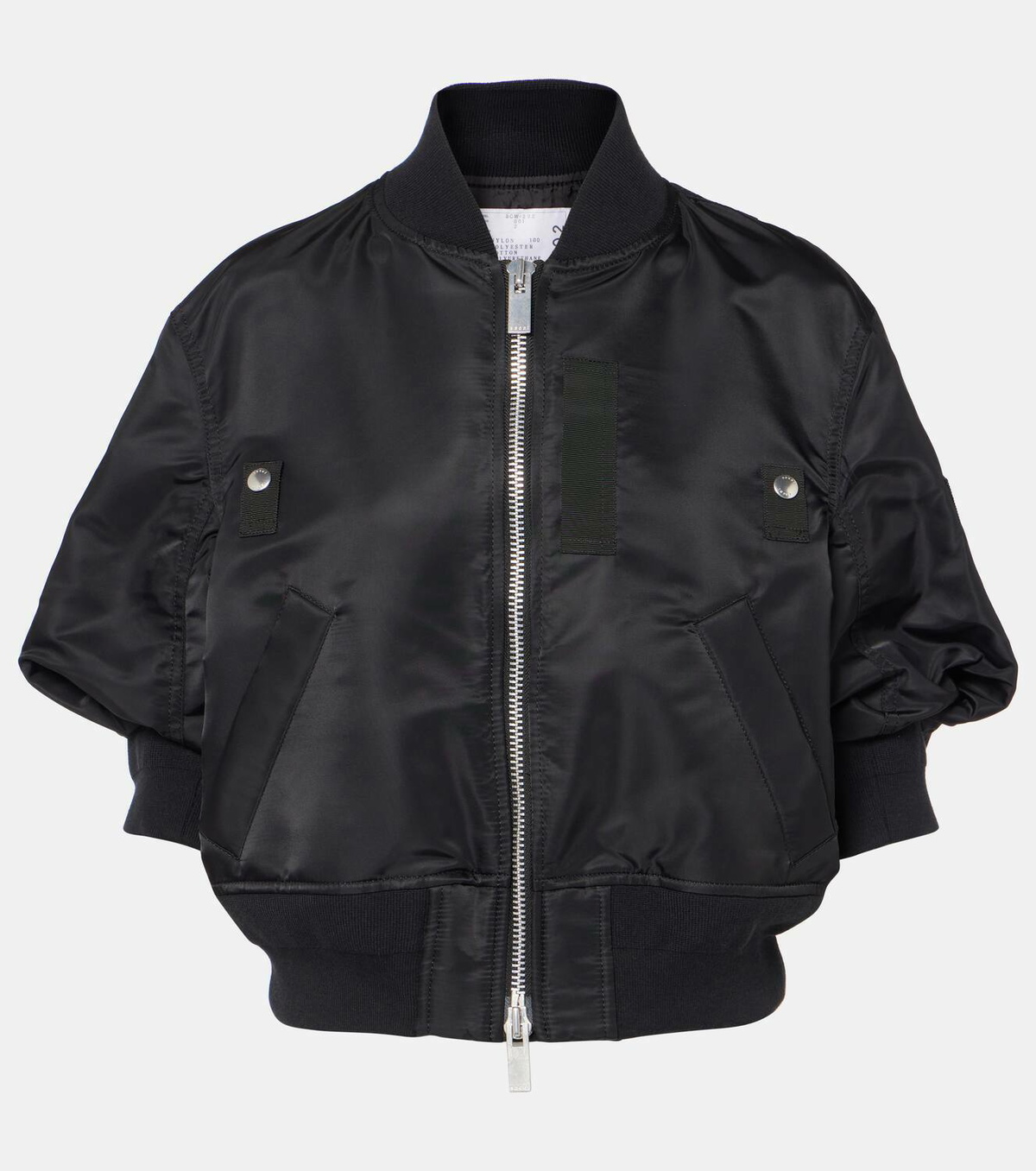 ジャケット・アウター sacai TECHNICAL JERSEY BLOUSON サカイ - sacai | Technical Jersey Blouson-Black-3の通販 | RESTIR
